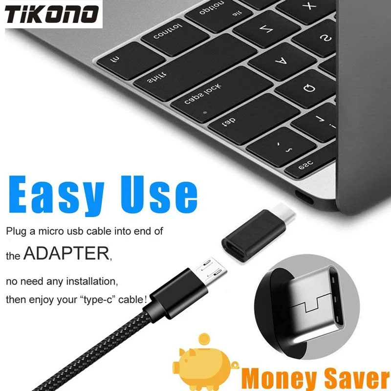 Micro Usb штекер type-c Microusb к type C конвертер адаптер для huawei Macbook Oneplus Xiaomi Otg зарядный кабель для передачи данных