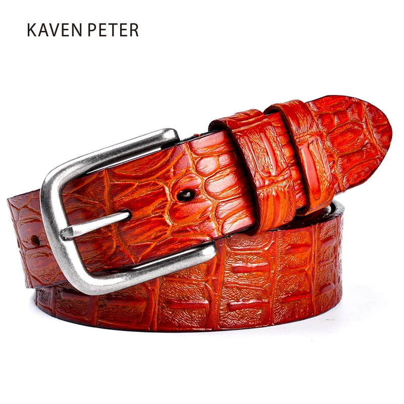 Мужской ремень из 100% натуральной кожи с металлической пряжкой цвет на выбор|buckle