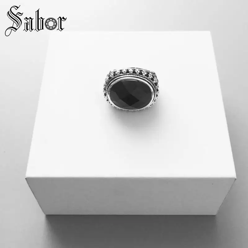 Черное овальное коктейльное кольцо с черепом и скелетом модные аксессуары