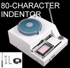 Рельефная машина для тиснения и печати на вмятине 80 букв ПВХ 2 в 1 VMD|embossed