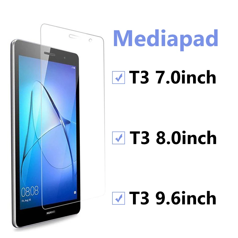 Стекло для планшета huawei mediapad t3 7 Защитное стекло для huawei mediapad t3 8 9,6 t 3 3T Защитная пленка для экрана glas 9h