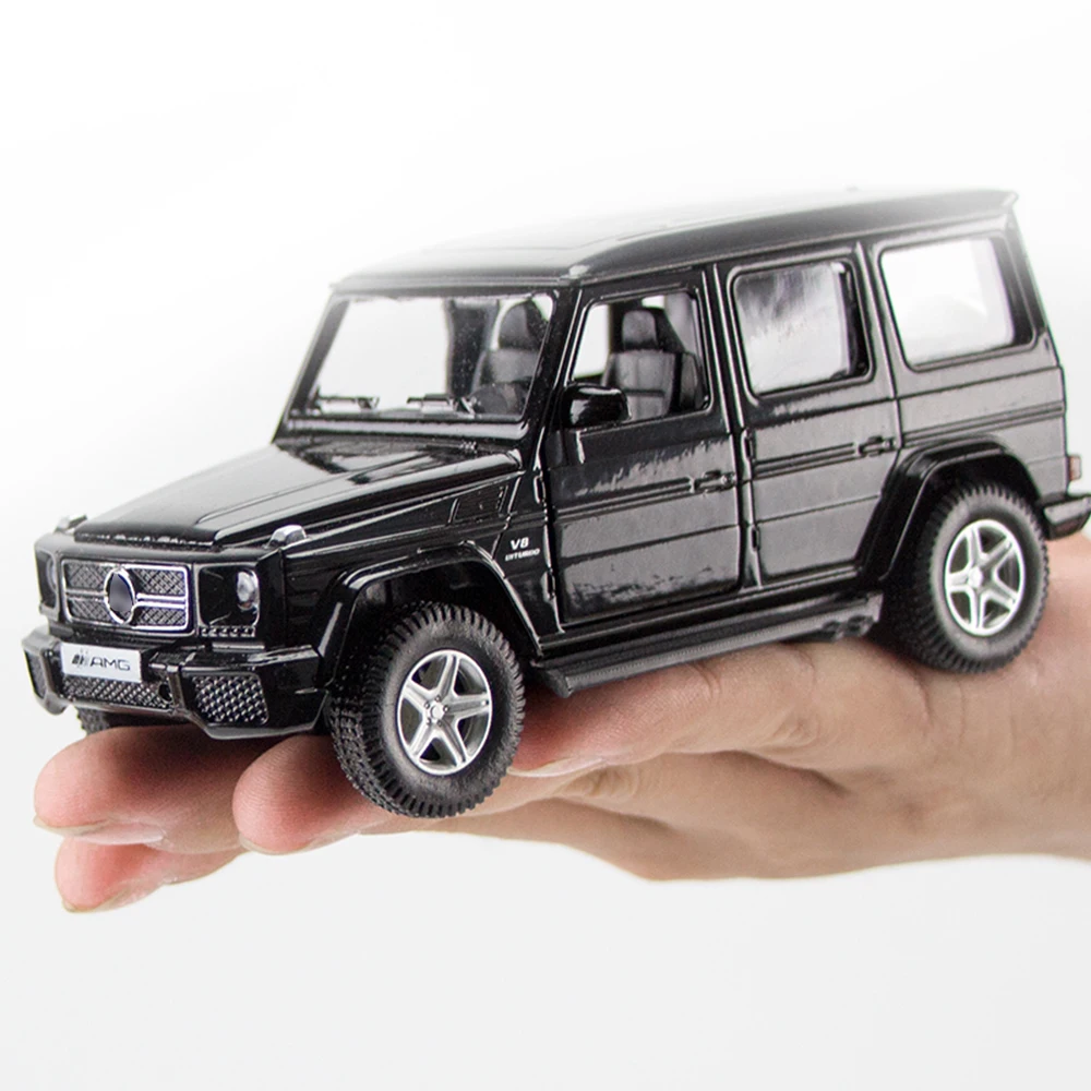 1/36 Scale Simulation CLS63 G63 Q7 VW Bus Alloy Model Car Diecast Vehicle Toys Pull Back Metal Auto Collection Cars Toy For Kids