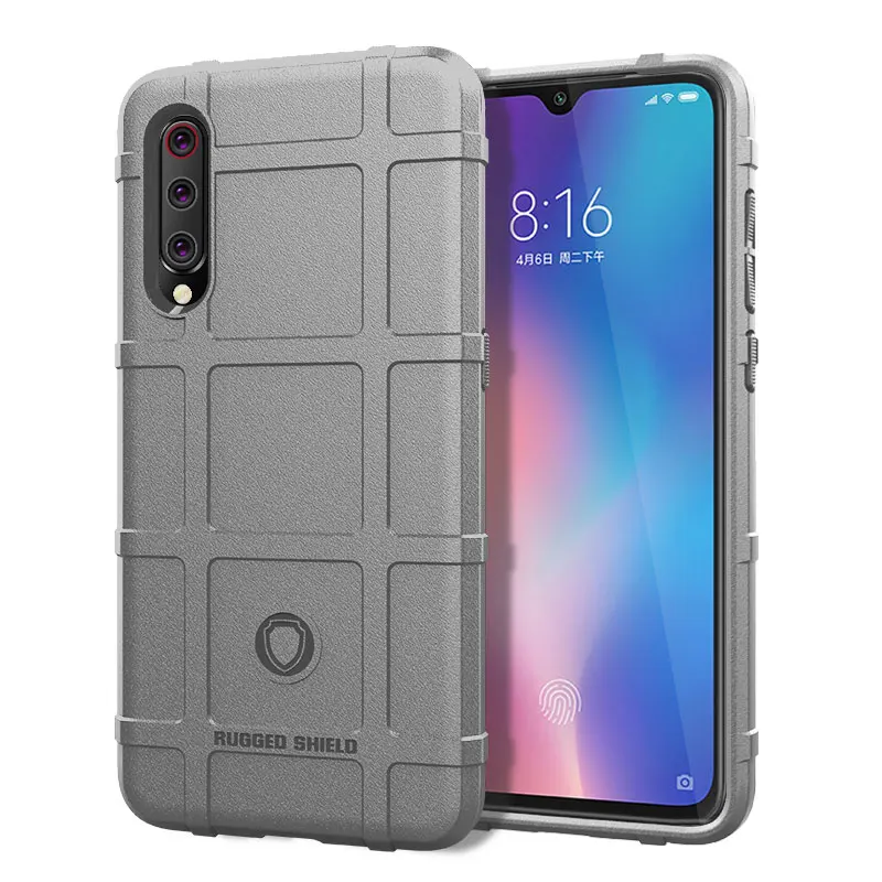 Чехол-накладка для Xiaomi mi 9 ударопрочный ТПУ кожаный мягкий в ассортименте. |