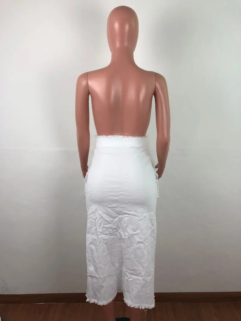 Женская джинсовая юбка карандаш Длинные Saia джинсы джинсовые юбки для женщин