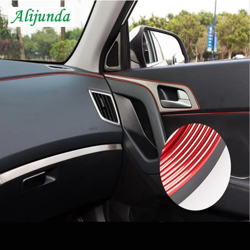 5 м автомобильное гибкое Украшение DIY Автомобильный интерьер стиль аксессуары