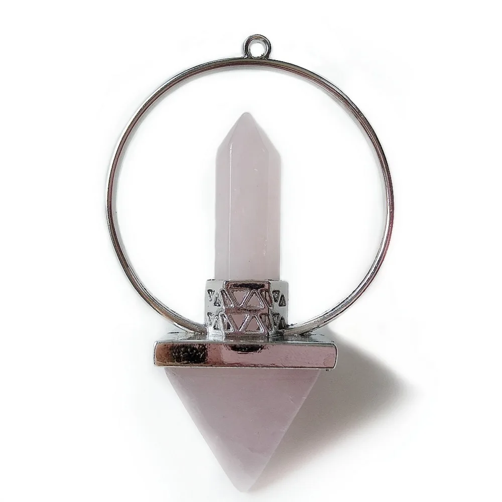 Meet Jo Натуральная розовая роза пирамида из кристалла кварца точечные целебные