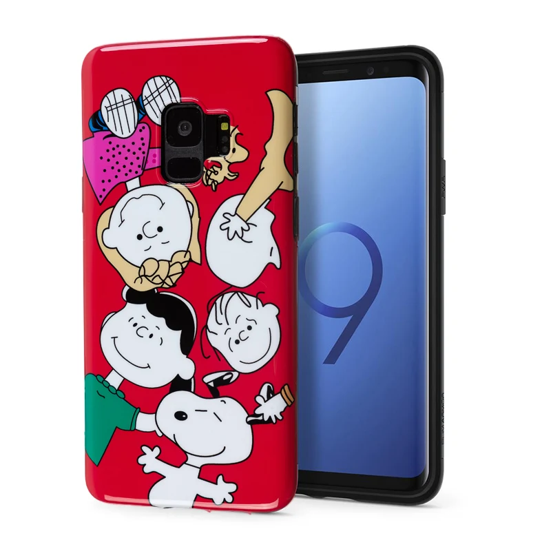 Роскошный фирменный глянцевый мягкий силиконовый чехол для Samsung Galaxy S9 Plus S8 Note 8 с