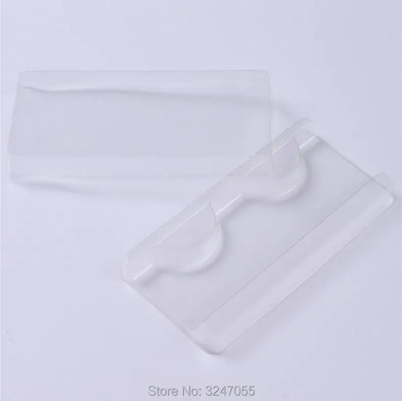 100 шт./лот пустая прозрачная упаковочная коробка для накладных ресниц инструмент