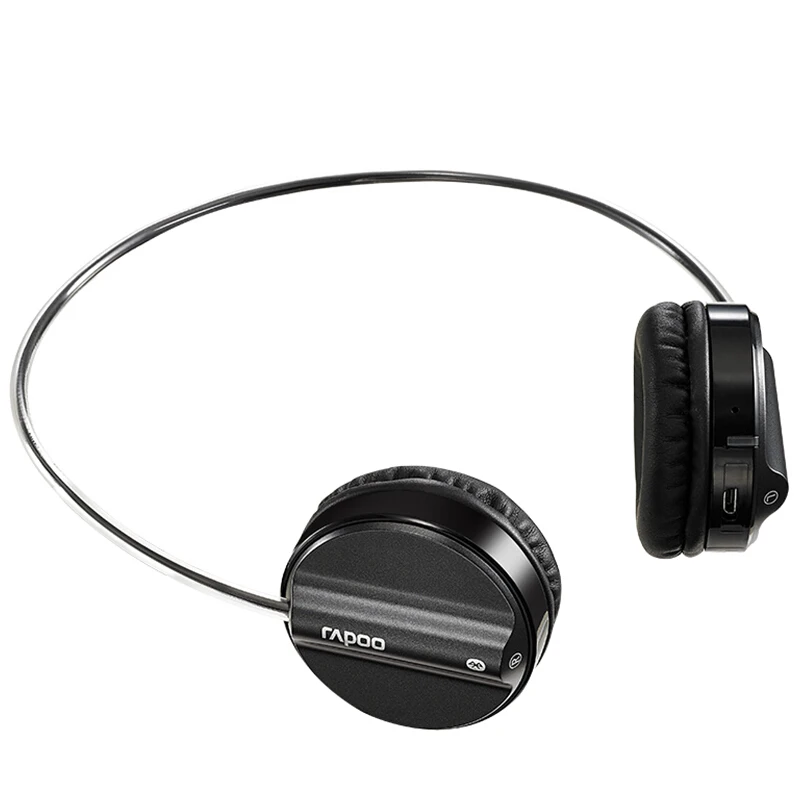 Rapoo H6020 обновленная Беспроводная bluetooth-гарнитура с микрофоном, музыкальная Компьютерная гарнитура для мобильного телефона