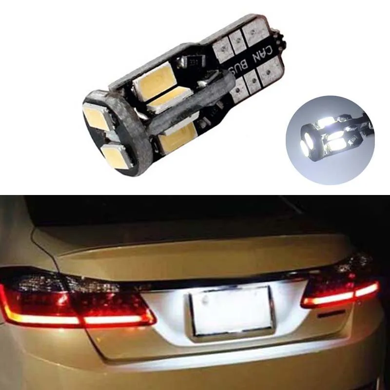 1 Светодиодная подсветка Canbus T10 W5W для номерного знака Toyota Corolla Avensis Yaris Rav4 Hilux