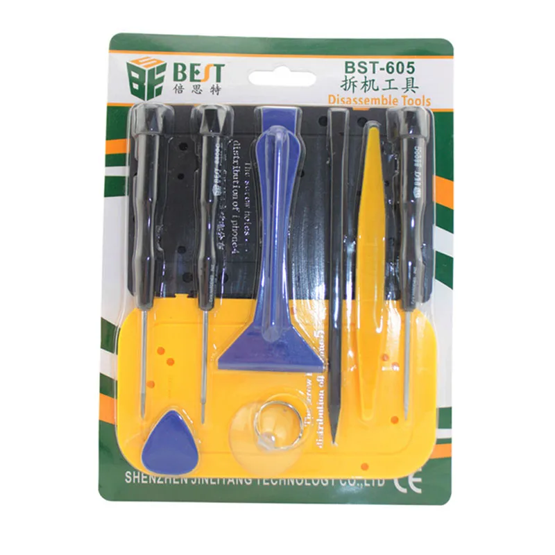 Bst-605 10 в 1 разобрать прецизионных Ремонт Открытие Tool Kit Набор sl2.0 PH000 trox Отвёртки