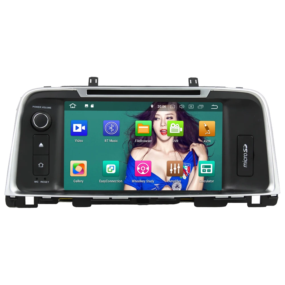 KLYDE 8 дюймов Восьмиядерный PX5 4G wifi Android 8,0 4 Гб ОЗУ 32 Гб ПЗУ BT автомобильный DVD мультимедийный плеер радио для Kia K5 Optima
