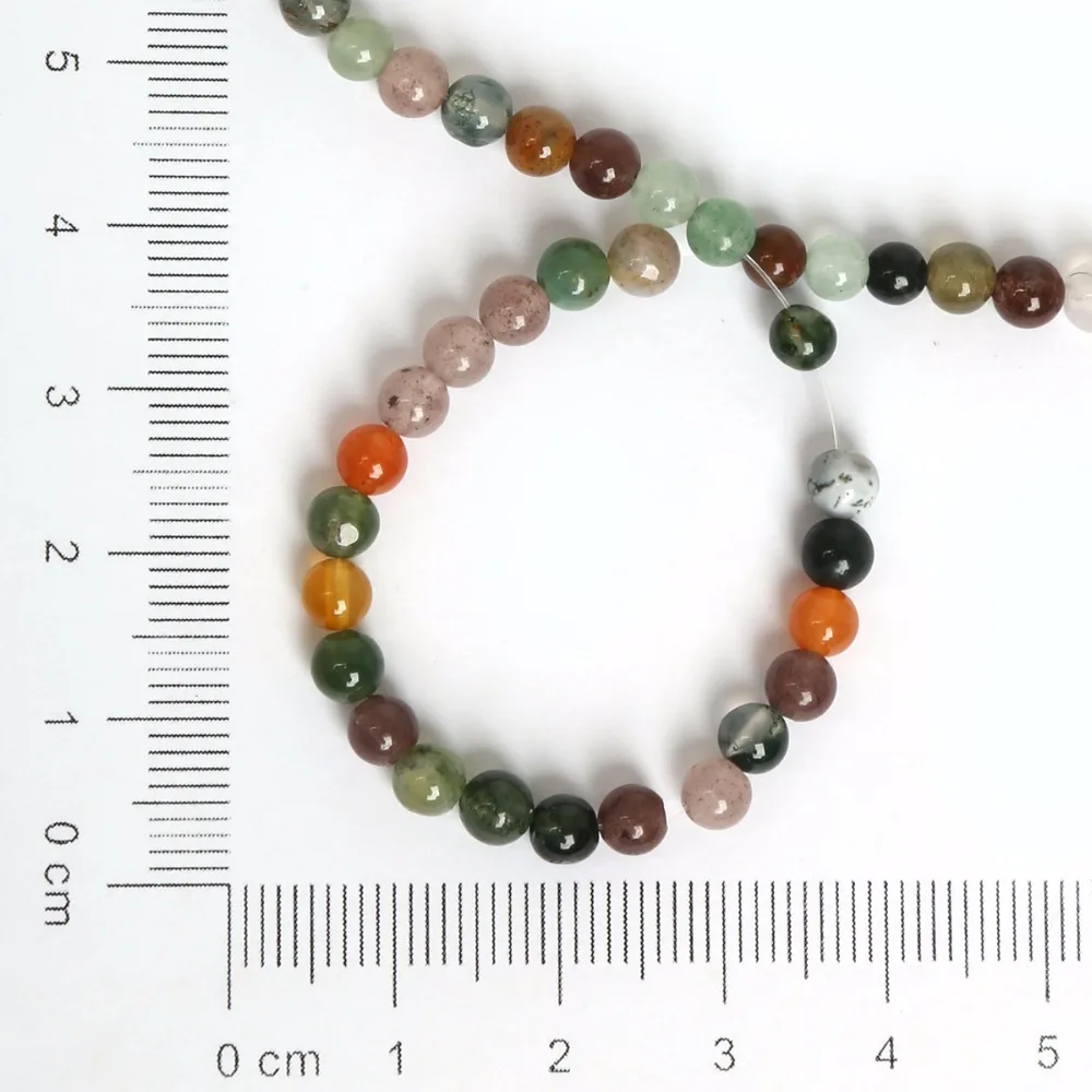 Круглые бусины из натурального камня для изготовления ювелирных изделий