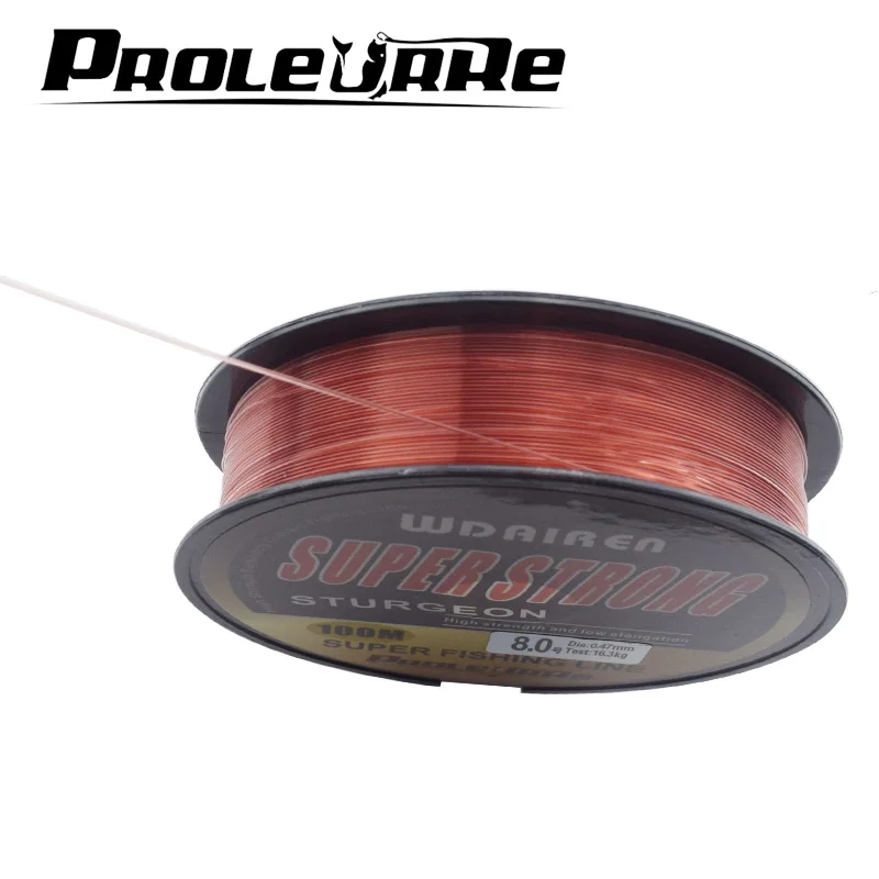 Proleurre 100 м супер сильная нейлоновая серия Daiwa леска 2-40LB моноволокна линия ЯПОНИЯ основная леска для ловли карпа снасти