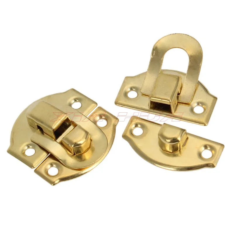 10 шт. 21x20 мм светильник Золотая антикварная шкатулка для украшений пряжка замок