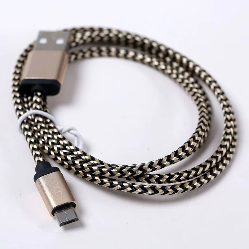 Usb кабель для зарядки, плетение, нейлон, для Apple, Android, samsung, 1 м, металлический алюминиевый сплав, кабель для передачи данных, Прямая поставка