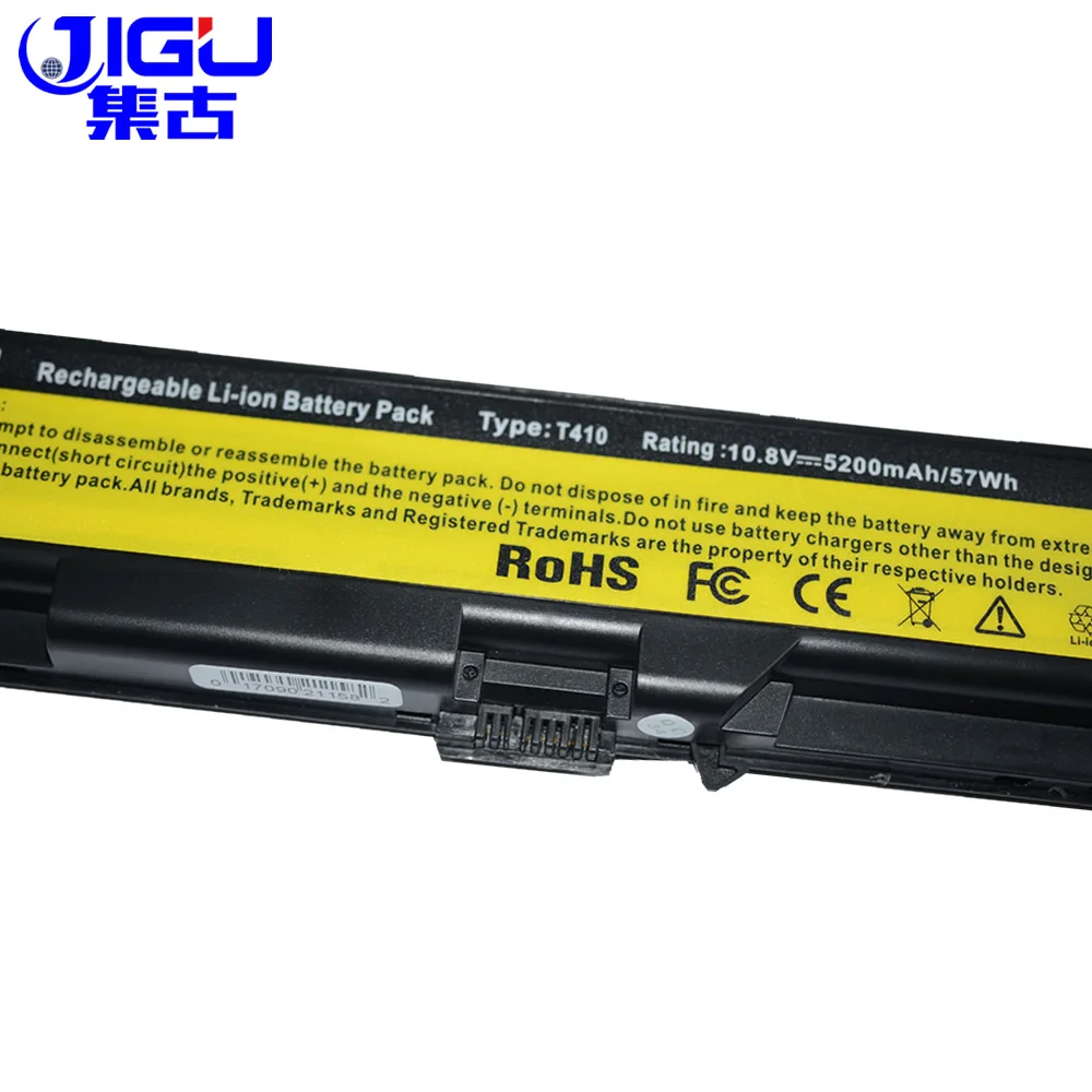 Аккумулятор JIGU для ноутбука Lenovo ThinkPad T520i W510 Edge 14 "Edge 15" SL410k 2842 SL510 2847 SL410 2842|laptop