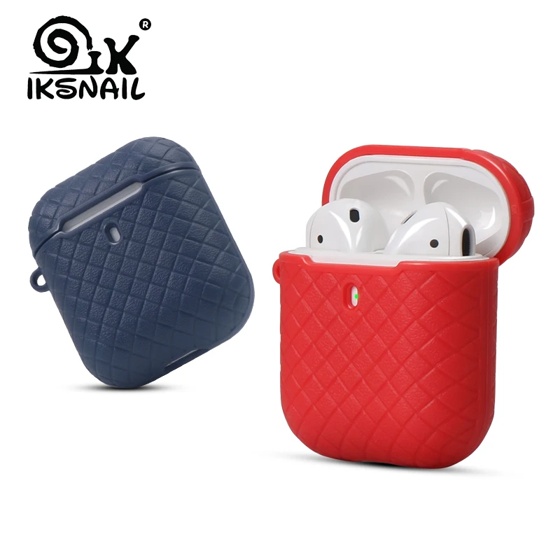 Силиконовый чехол IKSNAIL для Airpods 1/2 защитный наушников Apple Wireless Bluetooth Airpod 2