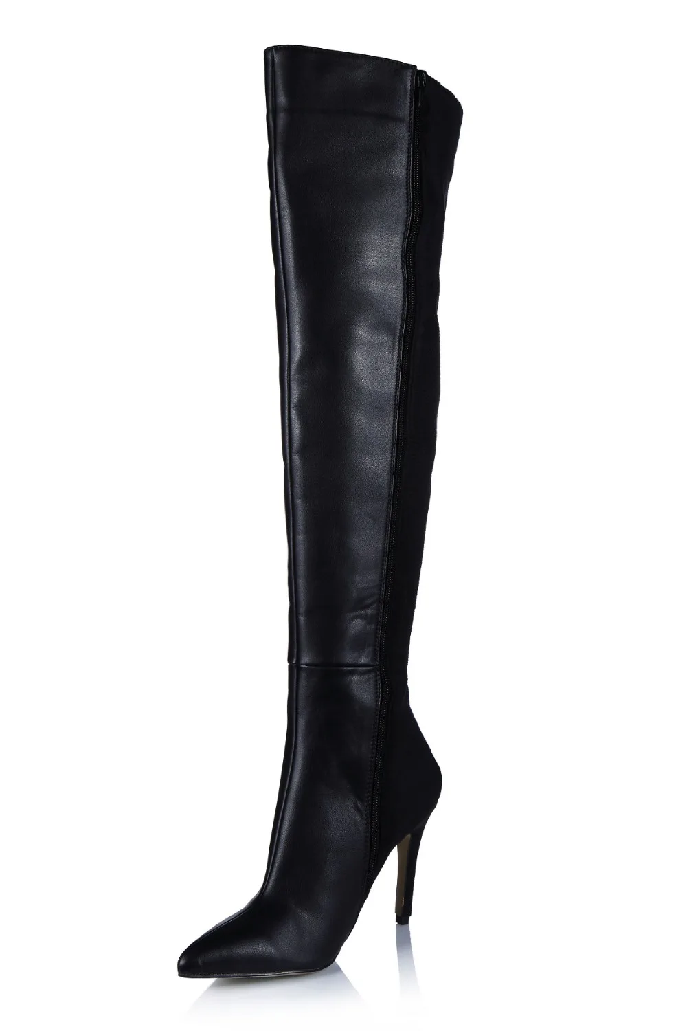 

women shoes clear warehouse black size 43 sexy pointed toe stiletto high heels thigh long boots fashion over knee high boots