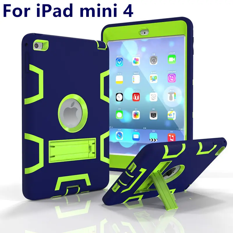 Чехол для Apple iPad min 4 чехол mini4 7 9 дюймов Броня ударопрочный сверхмощный Силикон +