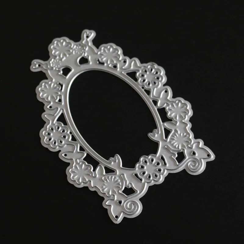 Фото рамки зеркало умирает Скрапбукинг Новинка Arrivage Новый 2019 Silhoutette