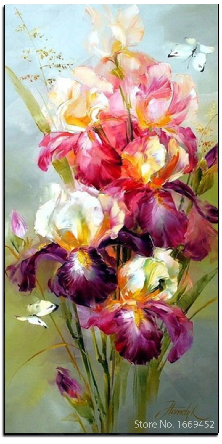 DIY Алмазная Цветочная мозаика картина крестиком картины на продажу со стразами