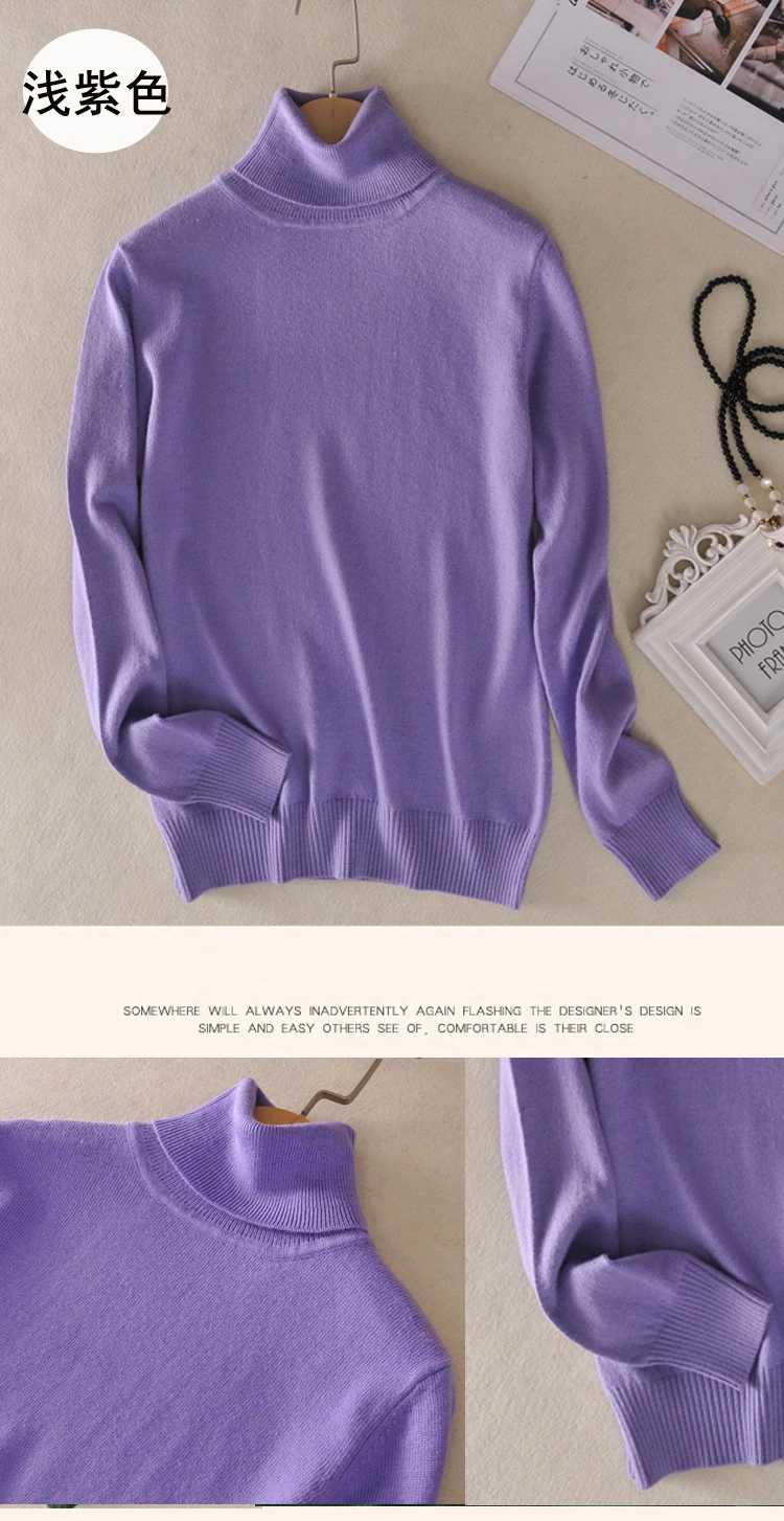 Новинка, Sparsil, стильный Для женщин зимнее теплое с высоким, плотно облегающим шею воротником, кашемировый свитер, Для женщин размера плюс вязаный шерстяной свитер леди Повседневное пуловеры женские топы
