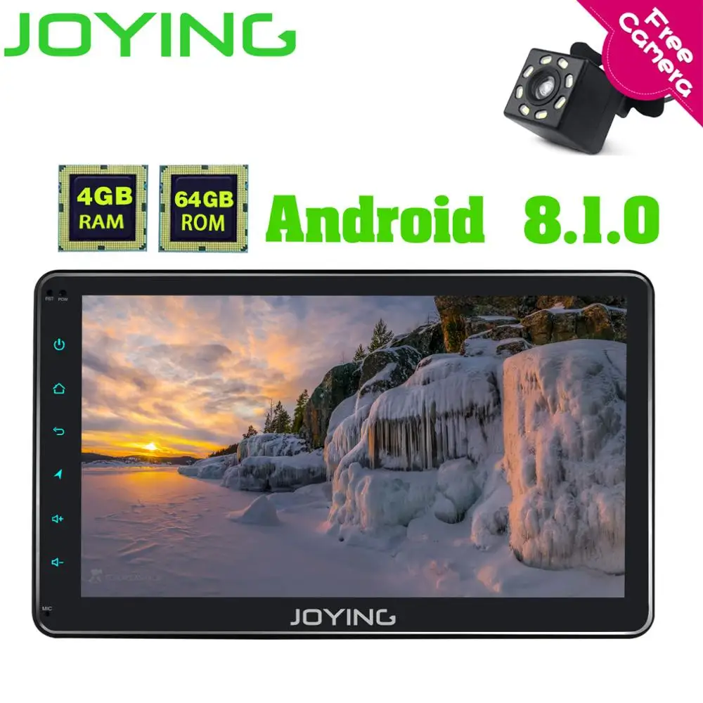 Joying 10 1 &quotAndroid 8 одиночный Din в тире радио Автомобильный видео приемник плеер с