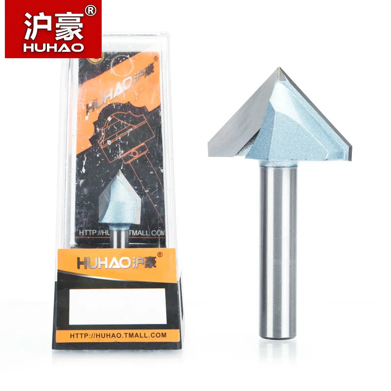 HUHAO 1 шт. V тип долбежный резак 1/2 &quot1/4&quot хвостовик промышленного класса фрезы для