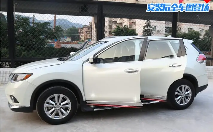4 шт. автомобиль Боковая дверь кузова протектор литья Накладка для 14-18 Nissan X-Trail Rogue