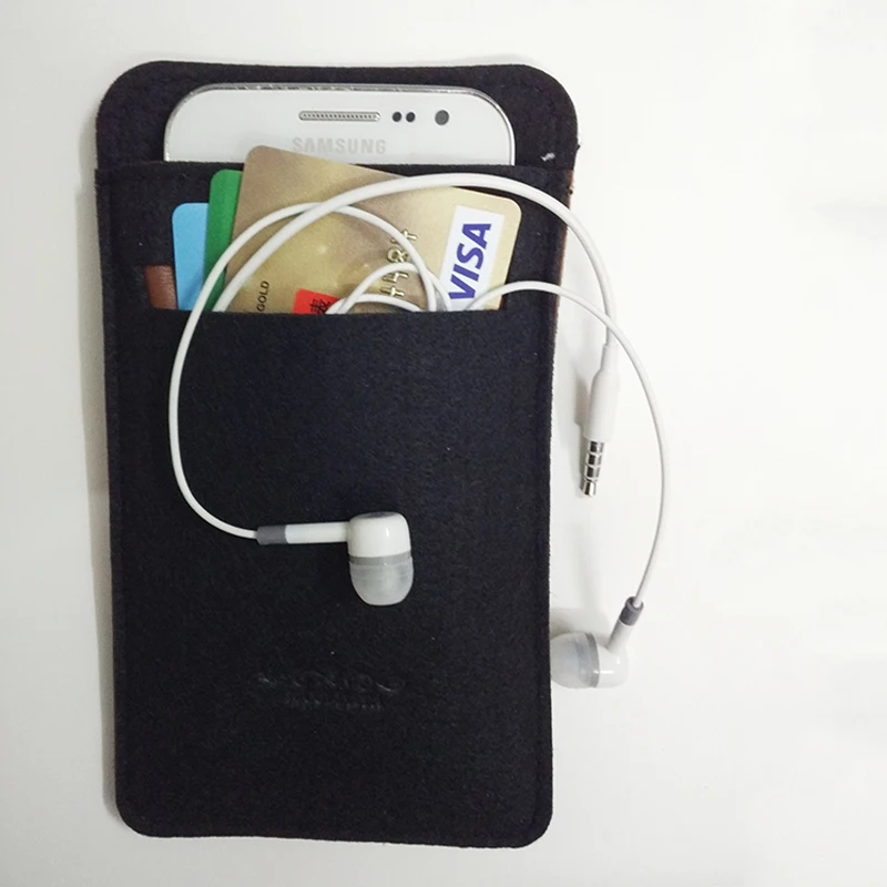 Фетровый чехол Mcoldata для xiaomi mi power bank, 10000 мА/ч, 2 pro, чехол pineng Rock 10000 power bank, Мягкий тканевый чехол, карман для карт