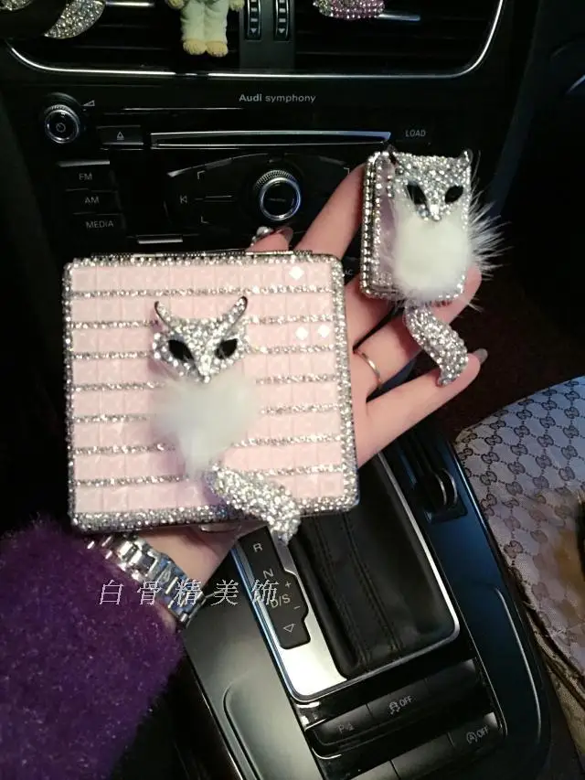 Can Hold 20 Cigarettes Pure Handmade Diamond Bling High Quality Lady Cigarette Cases Gift | Дом и сад