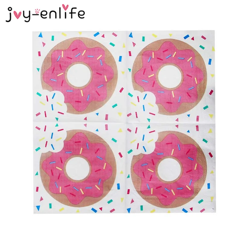 JOY ENLIFE 20 штук свадебные украшения в форме пончика вечерние тема одноразовая