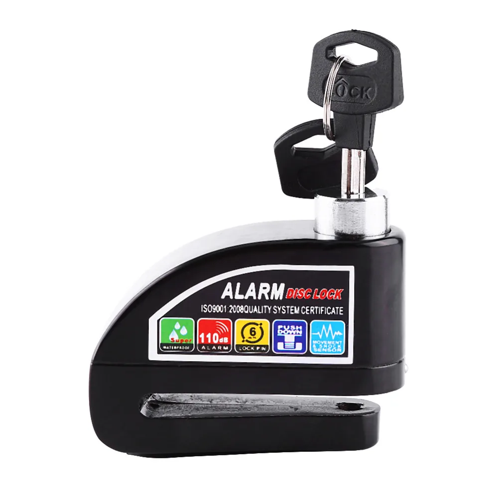 Мотоциклетный дисковый тормозной замок для скутера велосипеда Противоугонный