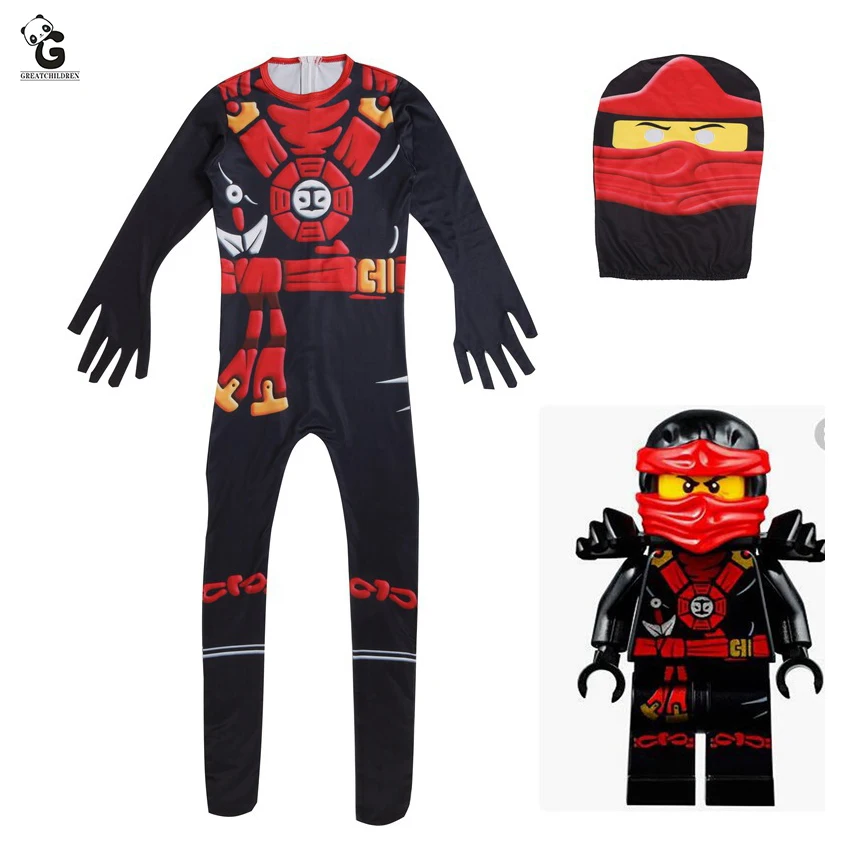 

Kids Ninjago Costumes Boys Child Halloween Costumes for Kids Jumpsuits Christmas Fancy Party Dress Ninja Costume Kids Suits