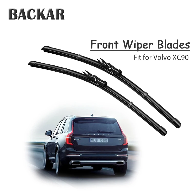 2 шт. резиновые щетки стеклоочистителя для Volvo XC90 2014 2013 2012 2011 2002|Стеклоочистители| |