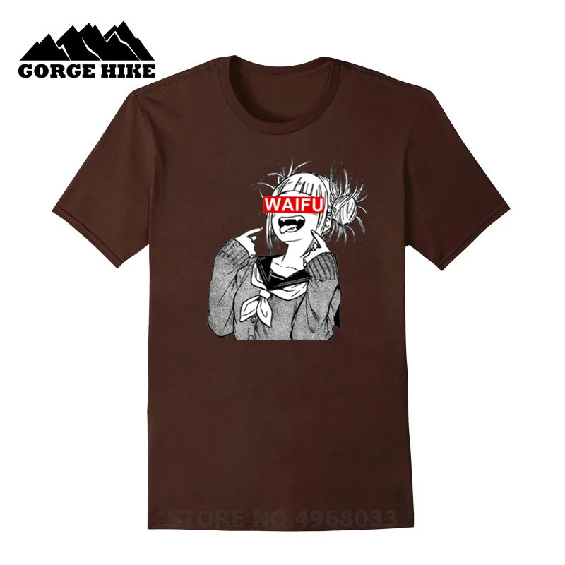 Футболка Himiko Toga Waifu с аниме сексуальная женская футболка мягкая удобная для
