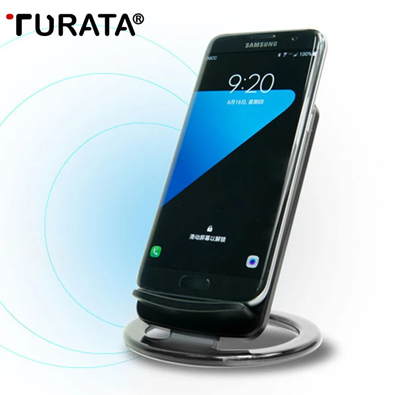 Turataqi Беспроводной Зарядное устройство для iPhone X 8 10 samsung Note S8 плюс S7 S6 телефон