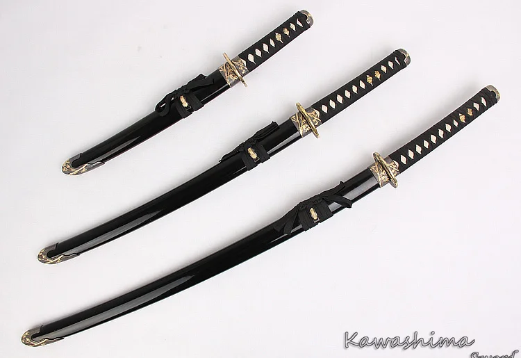 Бесплатная доставка Декоративные мечи 3 шт./компл. с деревянной подставкой