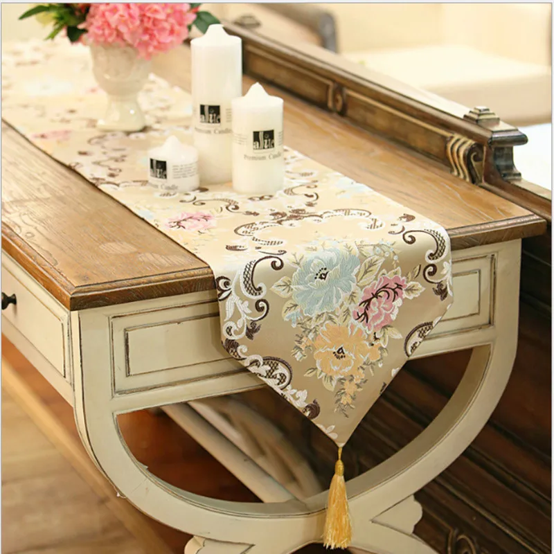 Юян. Высококачественный Шелковый жаккардовый стол для бегунов. Европейский