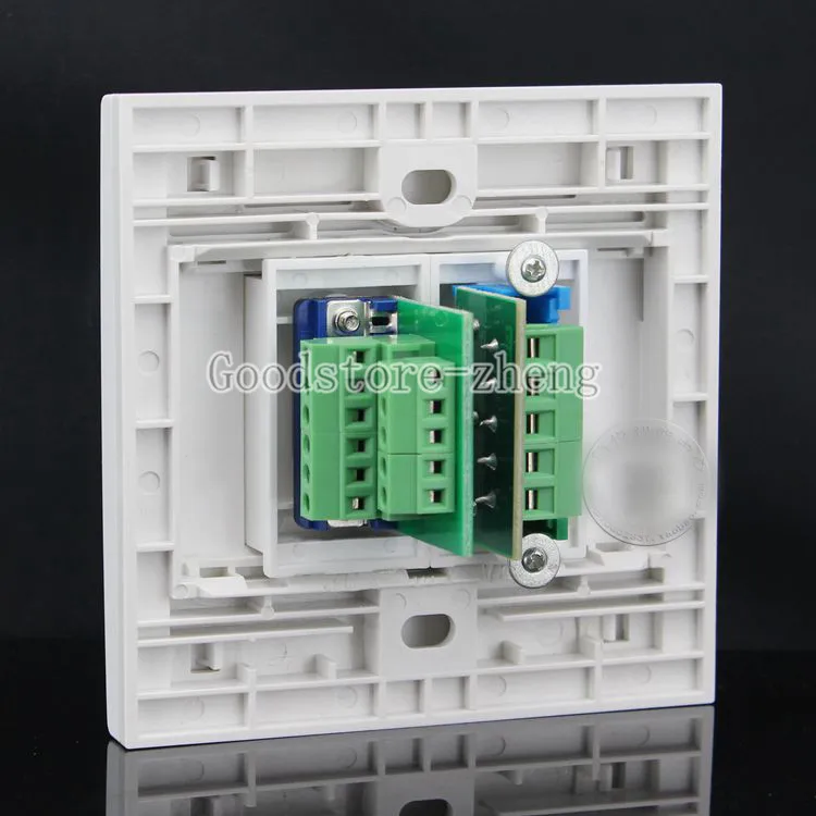 

Wall Face Plate RCA RGB Jack + VGA Media Socket Assorted Panel Faceplate HD TV