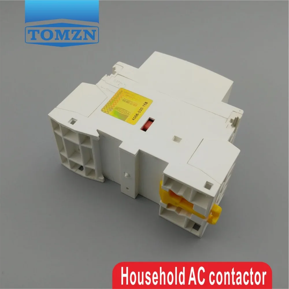 CT1 Американская классификация проводов 2р 40A 220 V/230 V 400V~ 50/60HZ Din rail бытовой ac Контактор В соответствии с стандартом 2NO