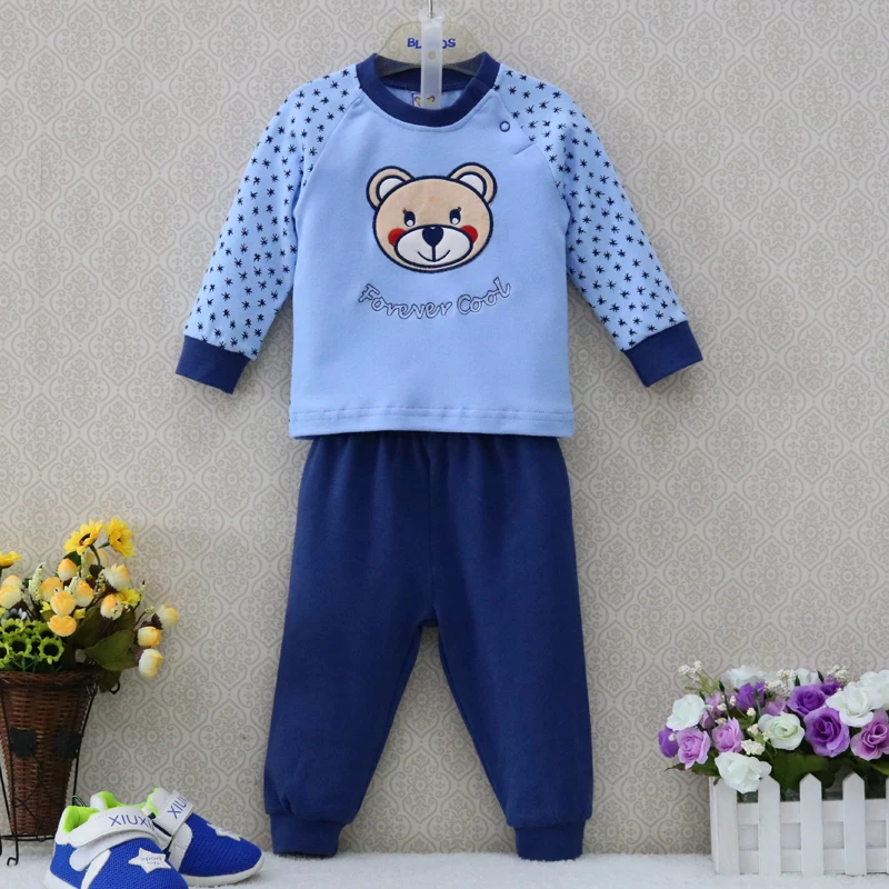 Зимние костюмы для маленьких мальчиков 2021 Little Q из 100% хлопка Детское пальто
