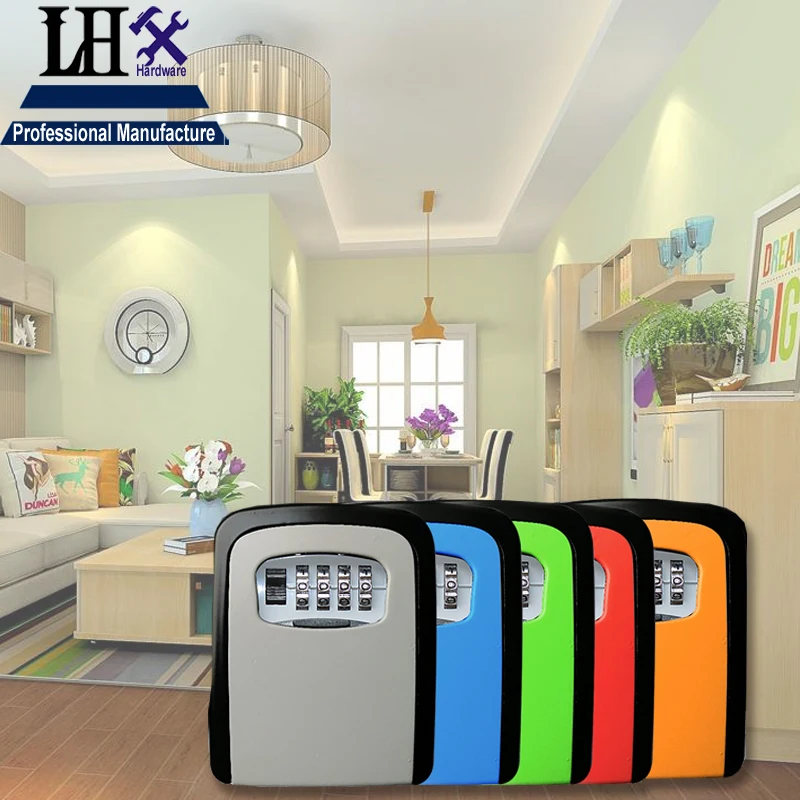 MS515 Комбинации ящик для ключей замок чехол 4 цифры ключа жилья шкатулка