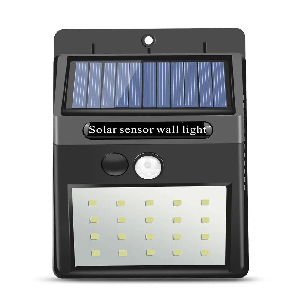 Светодиодный светильник на солнечной батарее 20/30 светодиодов PIR датчик движения