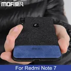 Чехол-накладка MOFi для xiaomi redmi note 7, тканевый, силиконовый