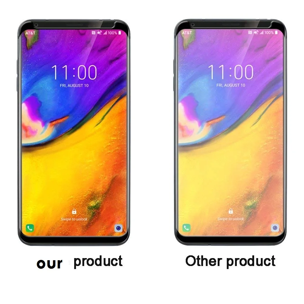 Для LG V35 закаленное стекло 3D полное покрытие защитная пленка Защита экрана для