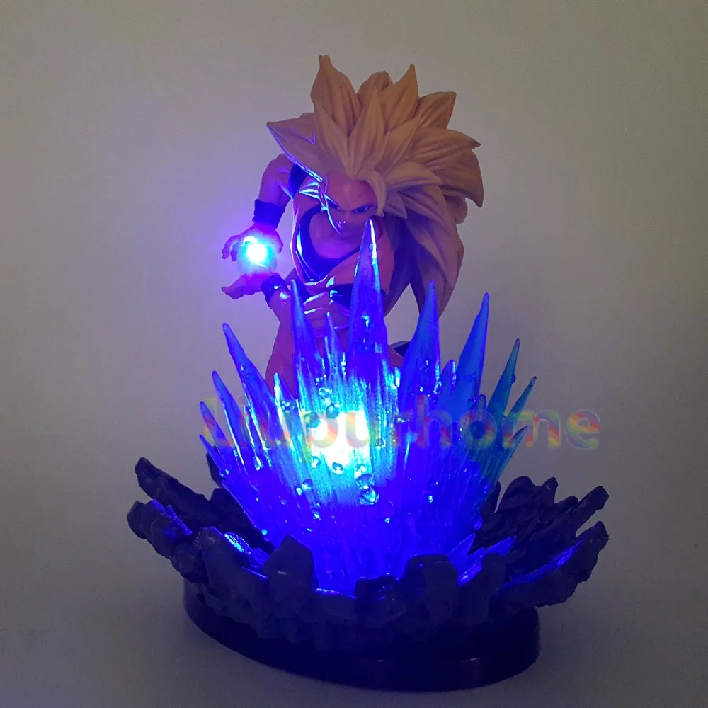 Dragon Ball Z Goku Super Saiyan God Blue светодиодная креативная настольная лампа Dragon Ball Super Son Goku Kaiouken ночные светильники
