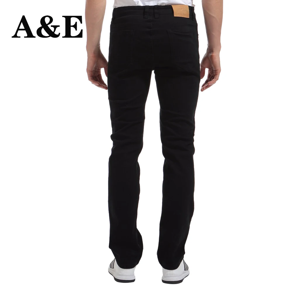 Alice & Elmer Мужская мода Slim Fit прямые джинсы летние штаны для повседневной носки