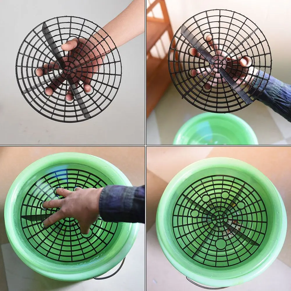 Против царапин пластиковые вставки мытье ведро автомобилей Высокое качество песка изоляции зернистости фильтр омывателя автомобиля защитная сетка инструмент для очистки